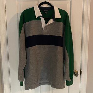 Vintage Lands' End Mens Rugby Shirt